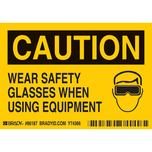 B302-3.5X5-YK-O-5/PK-CAU-WEAR SAFETY GL