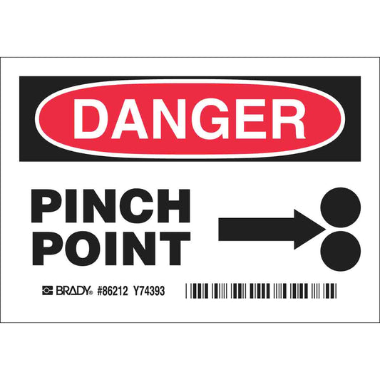 B302-3.5X5-WG-O-5/PK-DNGR PINCH POINT (