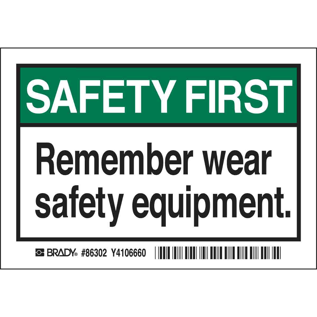 B302-3.5X5-WK-O-5/PK-SAF-REMEMBER WEAR