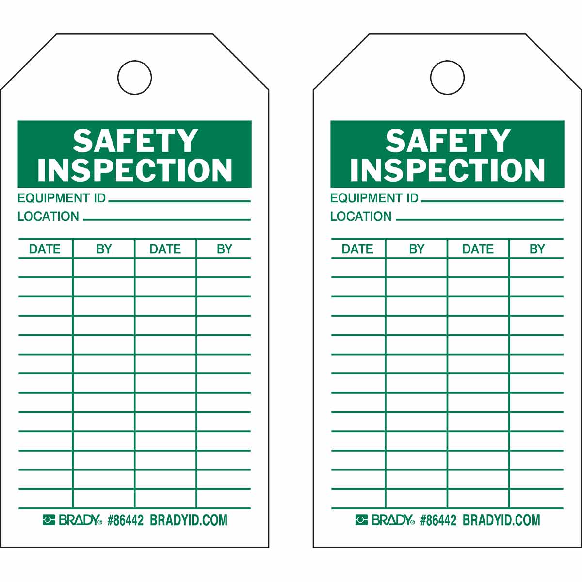 SAFETY INSPECTION TAG 5.75X3 10PK