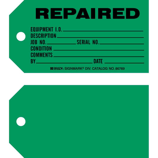 TAG B853 3x5.75 REPAIRD 1SIDE 100/PK