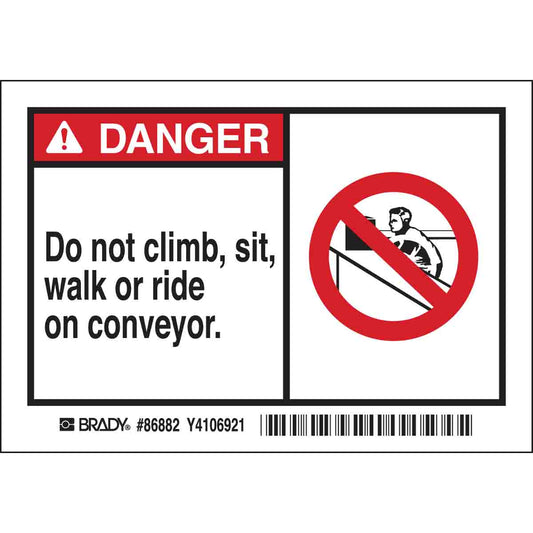 B302-3.5X5-WG-O-5/PK-DAN-DO NOT CLIMB,