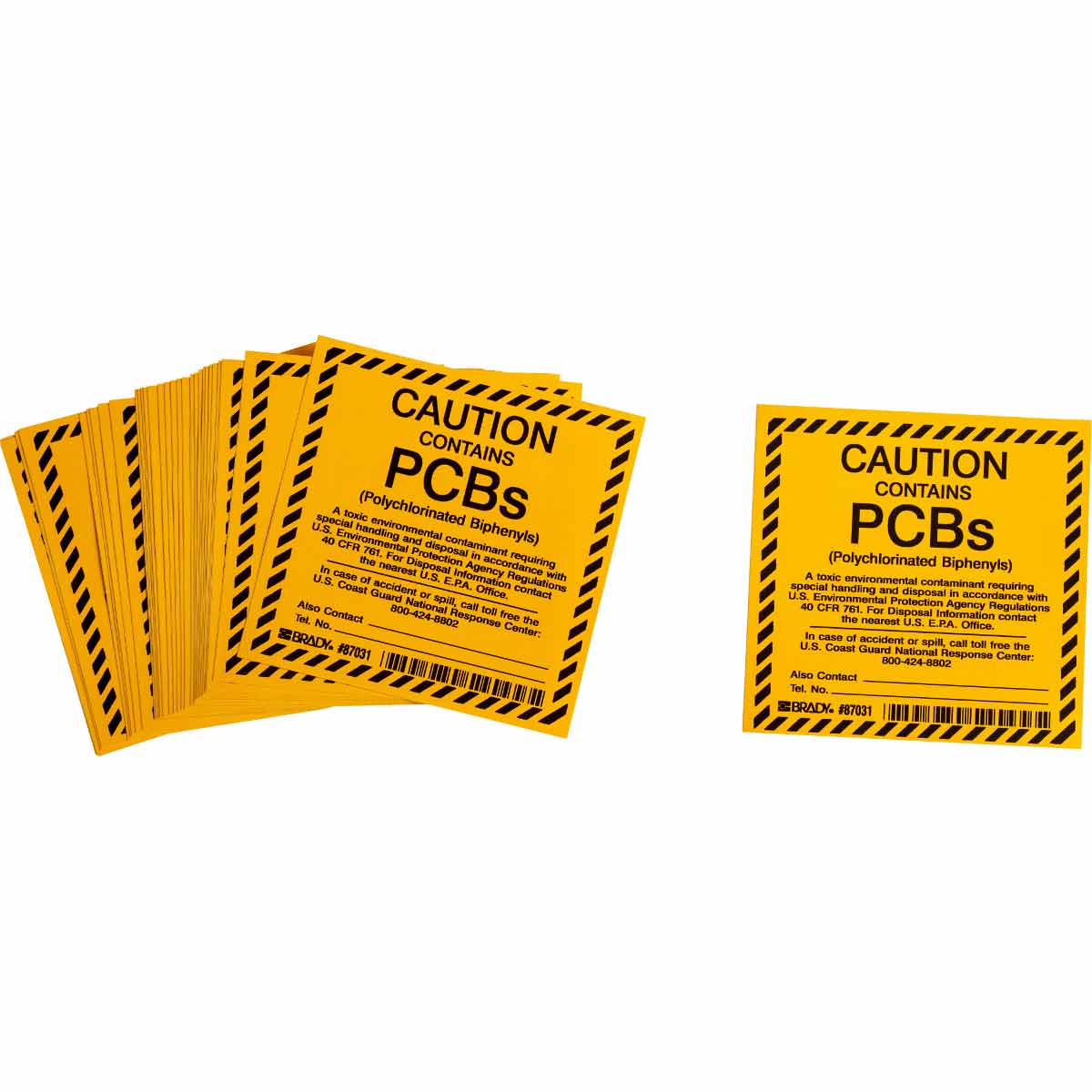 B946 4X4 BLK/YEL 50/PACK