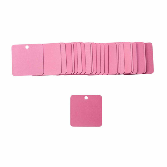 ALUM VALVE TAG,2.0" SQUARE,PINK