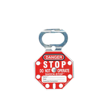 SHOCK STOP-LABELED HASP 5/PACK