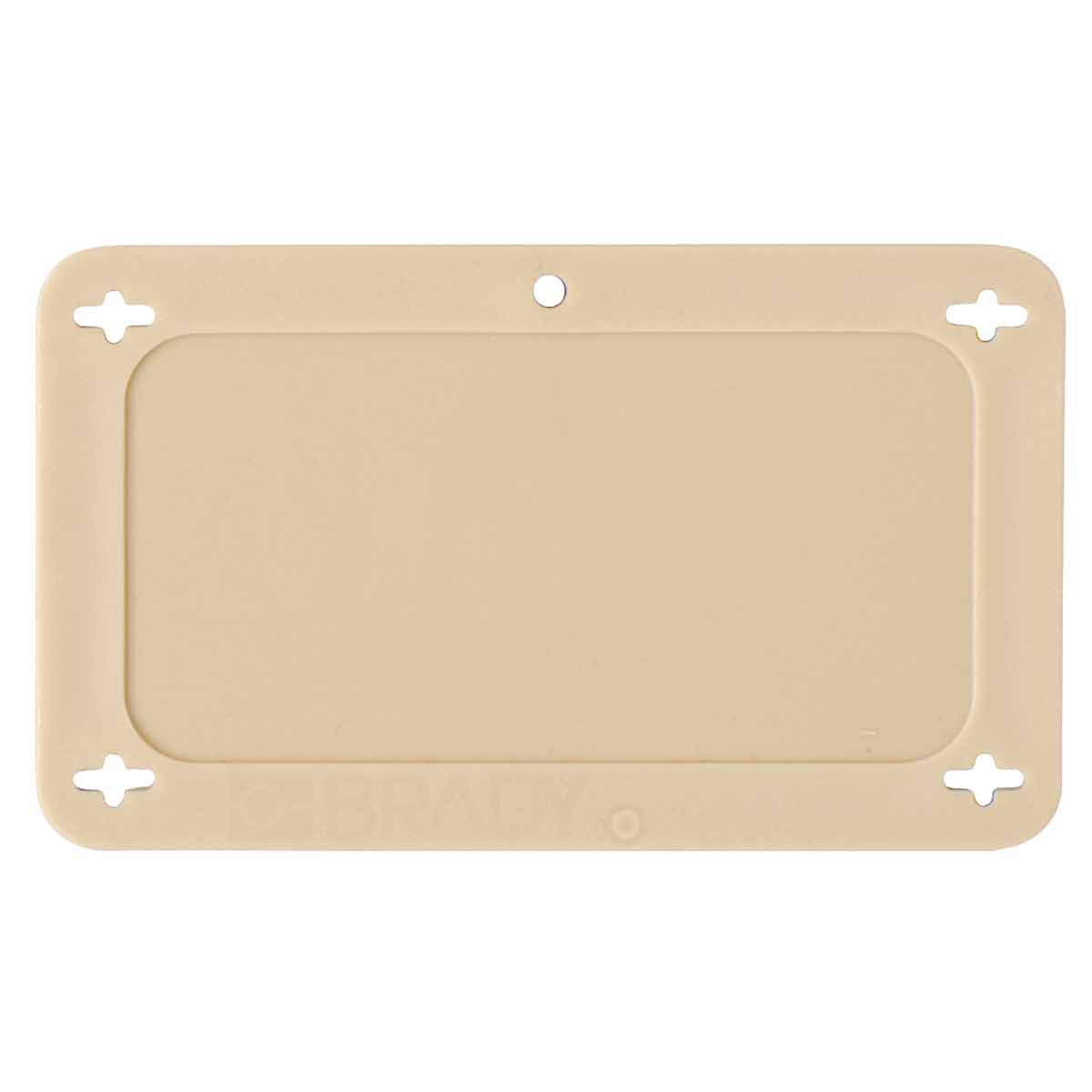 Blank Valve Tags 2.2in H x 3.7in W Tan