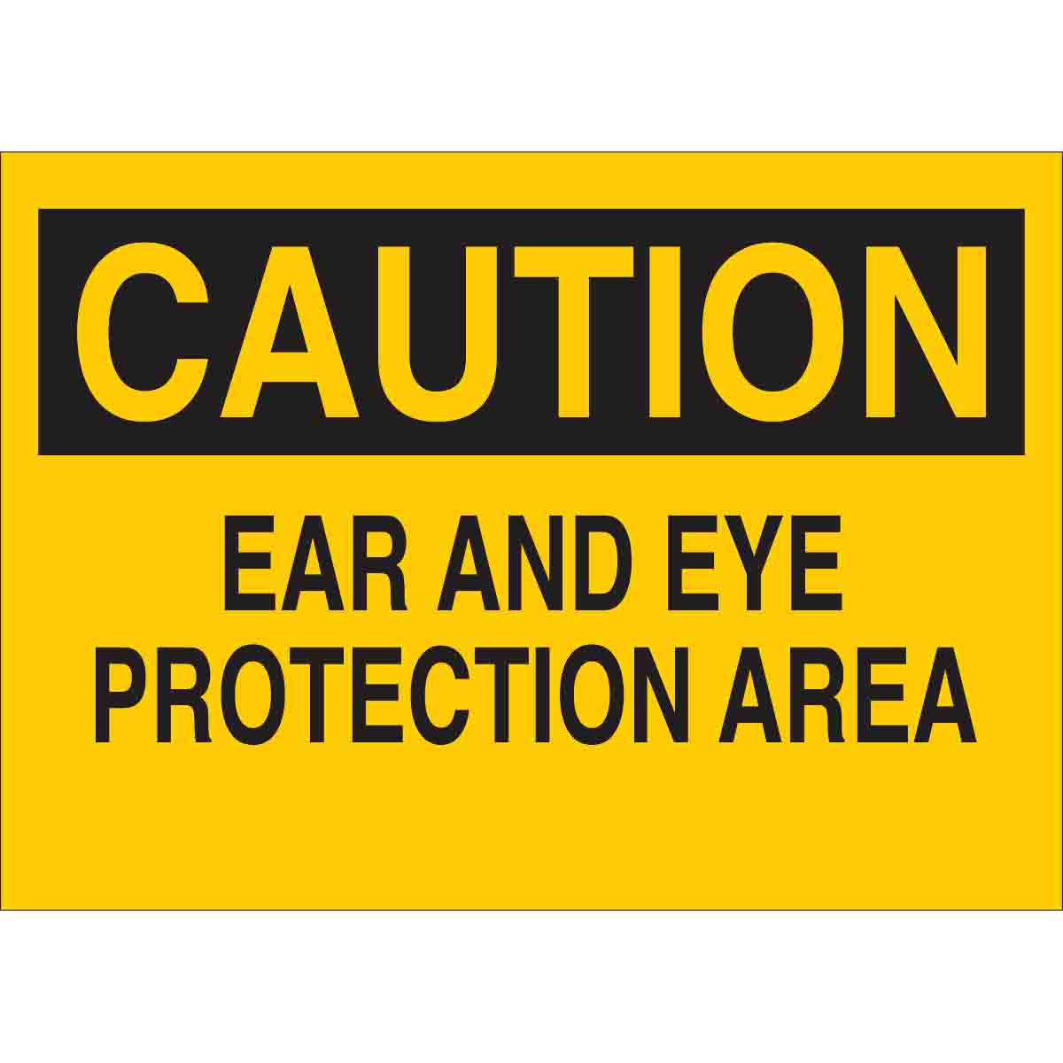 B302-10X14-YK-O-CAU-EAR AND EYE PROTECT