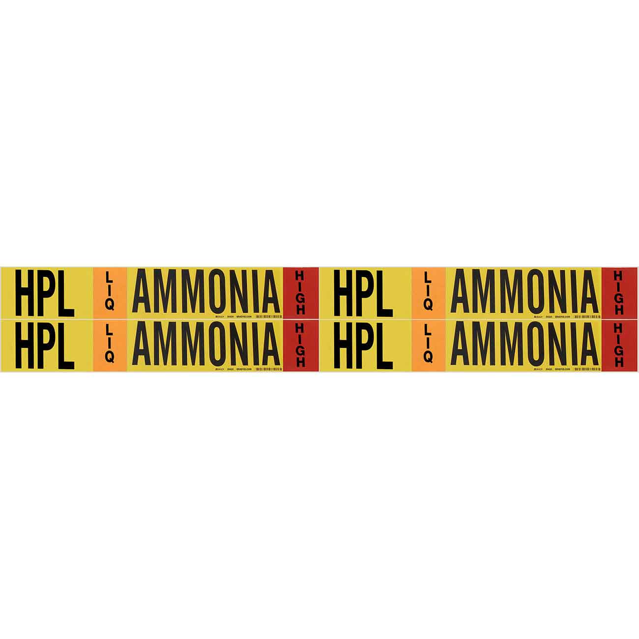 AMMONIA (IIAR) PIPE MARKERS - STYLE 4