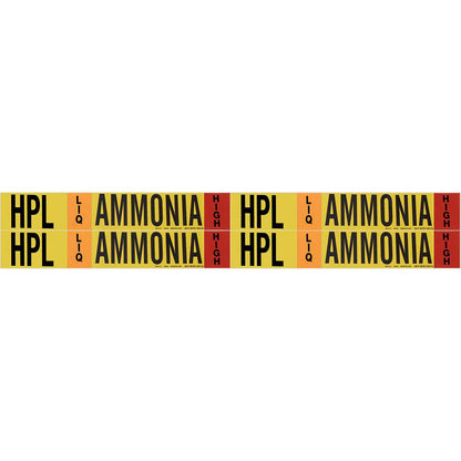AMMONIA (IIAR) PIPE MARKERS - STYLE 4