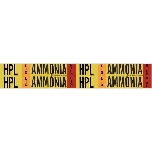 AMMONIA (IIAR) PIPE MARKERS - STYLE 4