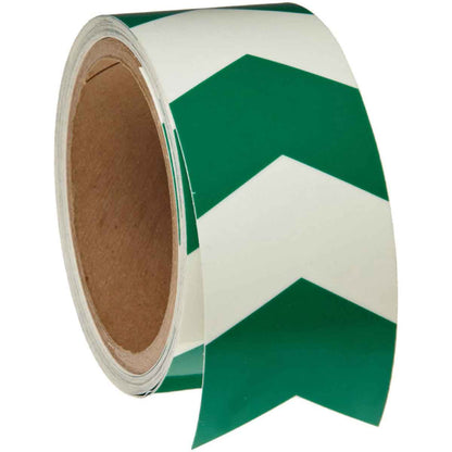 B324 2"X5YD GRN/GLO V-STYLE TAPE