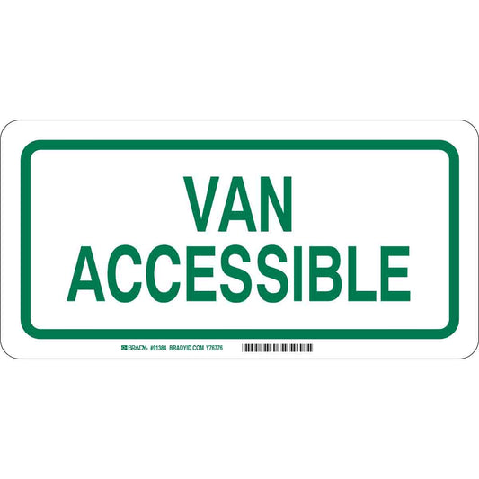 VAN ACCESIBLE HANDICAP PARKING SIGN