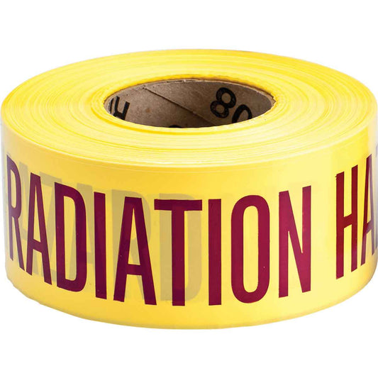 RADIATION HAZ BARRICADE TAPE 3X1000FT