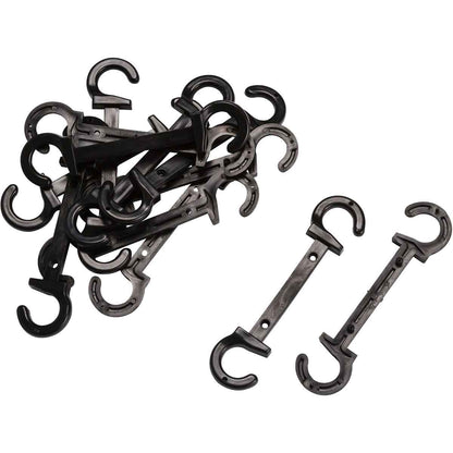 C HOOKS - 3" - BLACK