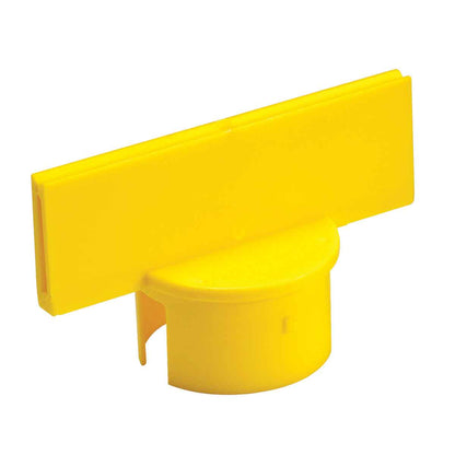 SINGLE YELLOW SIGN ADAPTER LARGE 6X2