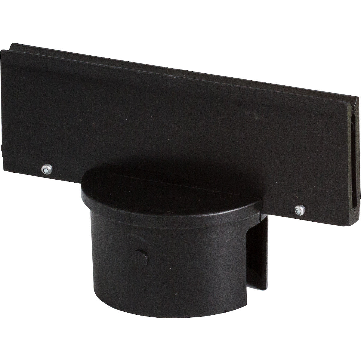 SINGLE BLACK SIGN ADAPTER LARGE 6X2