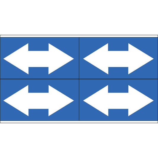 B946 WHT/BLU STYLE 4 DOUBLE ARROW