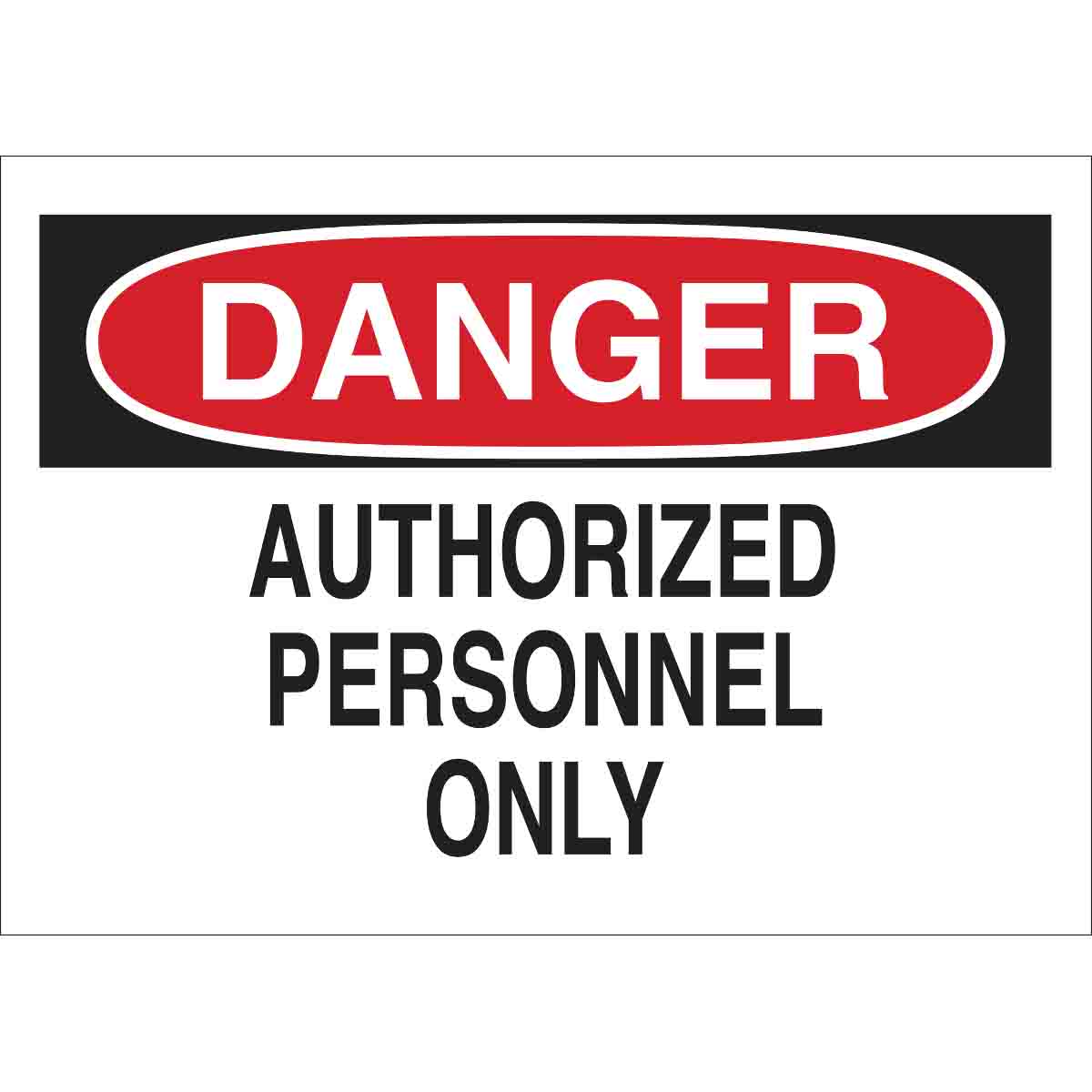 B302-10X14-WK-O-DAN-AUTHORIZED PERSONNE