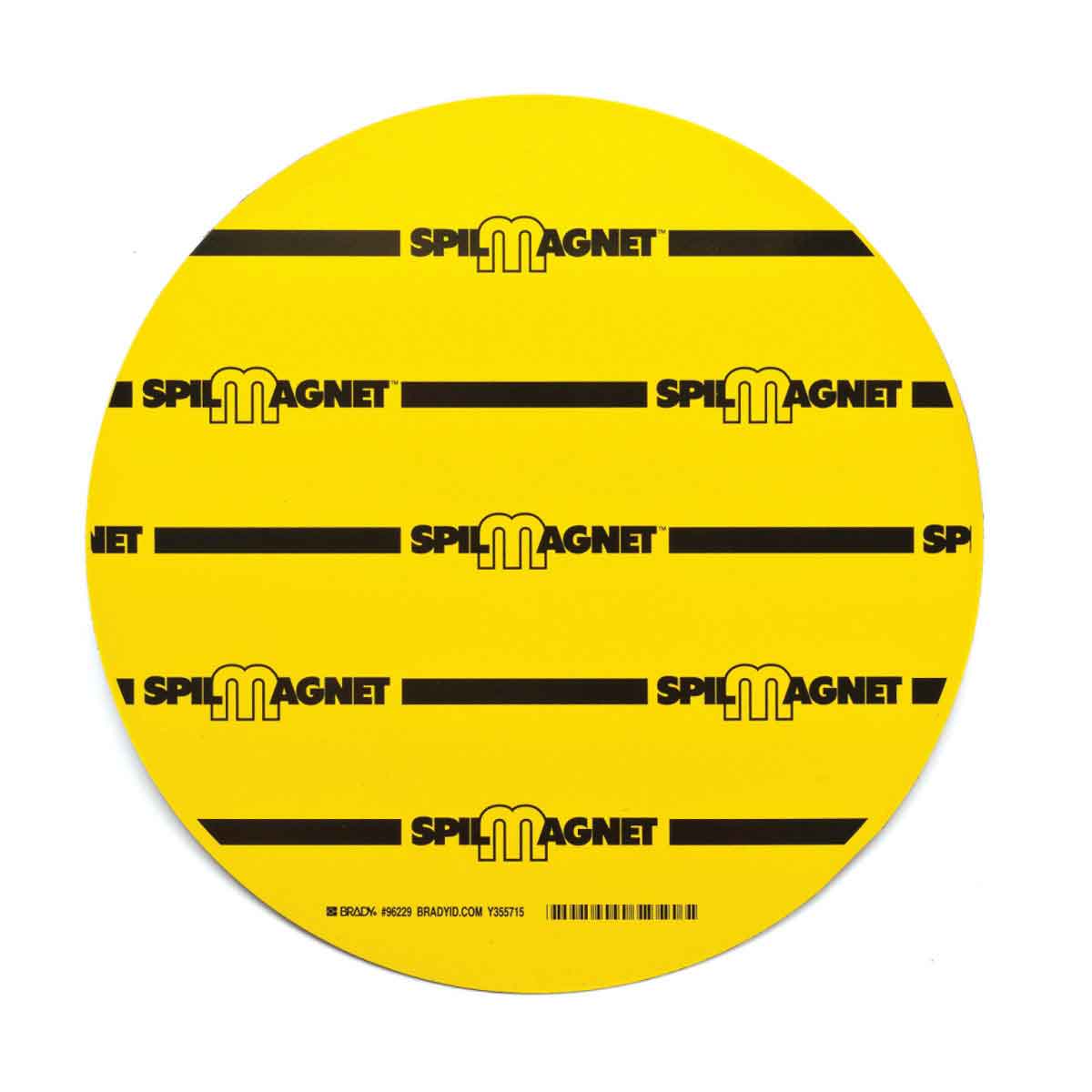 SPILL MAGNET 12"DIAMETER BLK/YEL