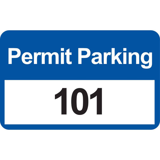 BUMPER TAGS, 101-200, BLUE