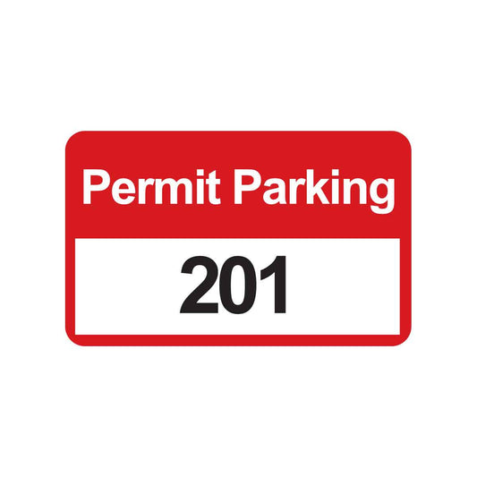 BUMPER TAGS, 201-300, RED