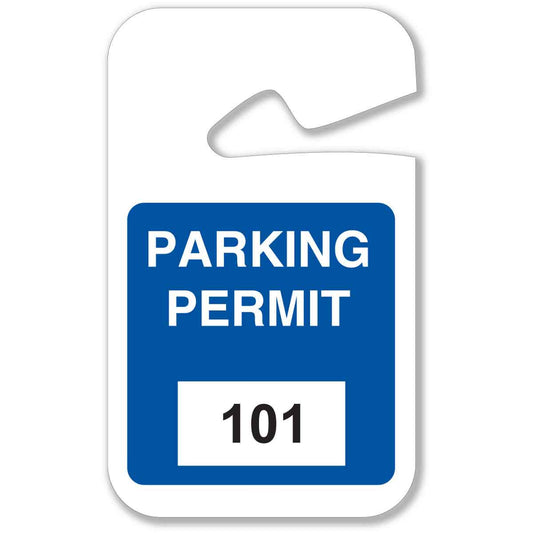 101 - 200, BLUE HANGING TAG