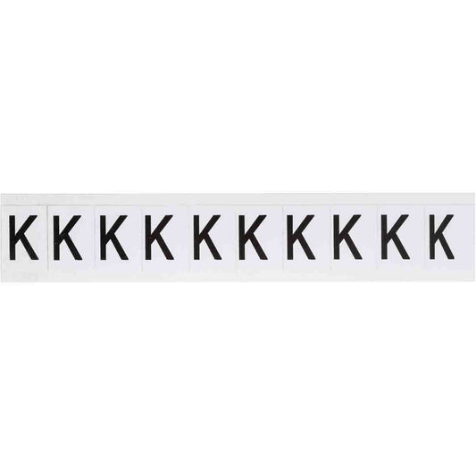 1 in Vinyl N&L Black on White K 10/PK