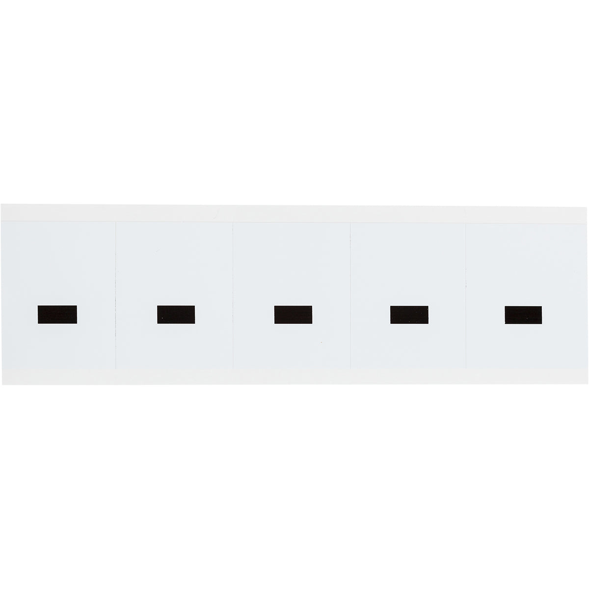 1.938 in Vinyl N&L Black on White - 5/PK
