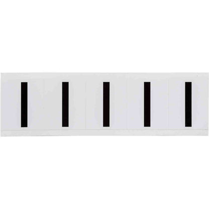 1.938 in Vinyl N&L Black on White I 5/PK