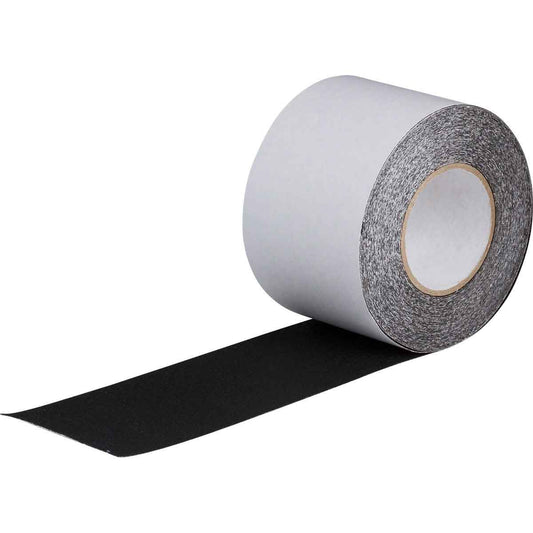 BLACK RESILIENT ANTI-SKID TAPE 4 INCH