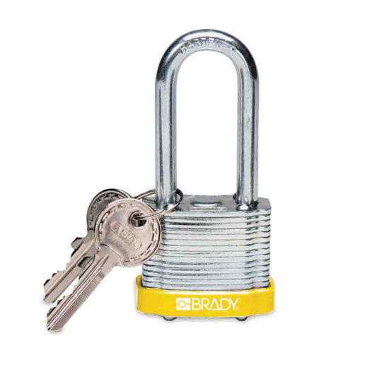 Steel Padlock 2 in Steel Shackle KD YL