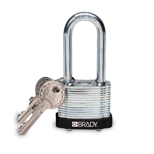 Steel Padlock 2 in Steel Shackle KD BK