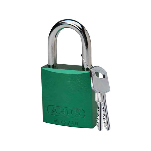 Alum Padlock 1" Alum Shackle KD GN