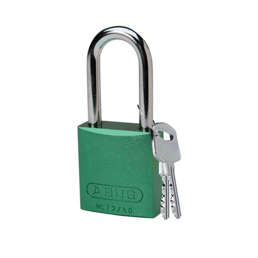 Alum Padlock 1.5" Alum Shackle KD GN