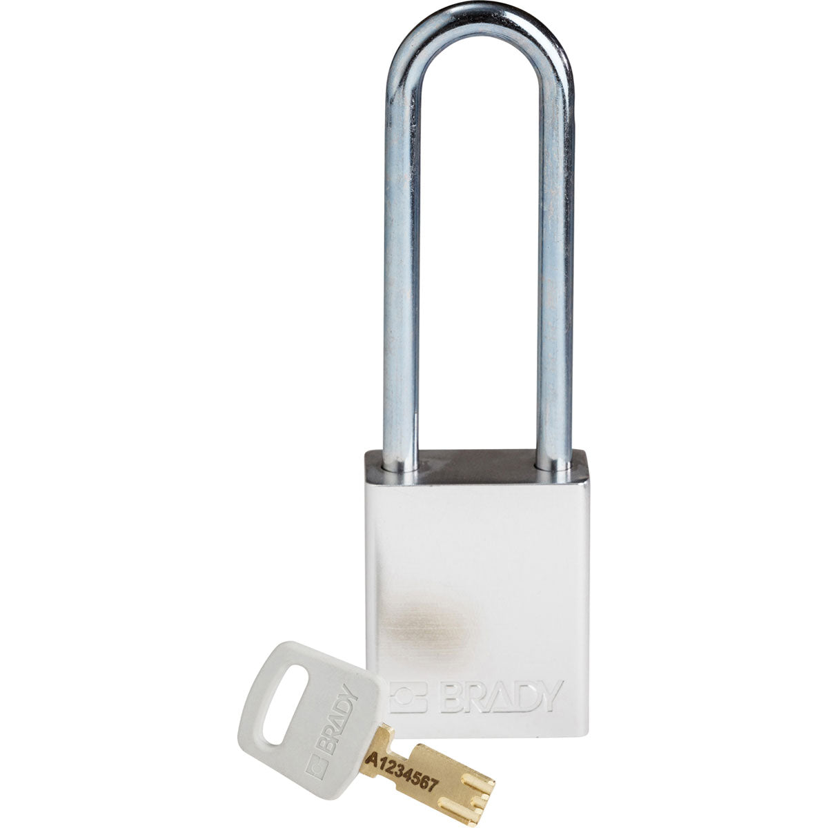 Alum Padlock 3" Steel Shackle KD SL