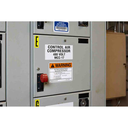 SUPPLY START PK - ARC FLASH WARNING