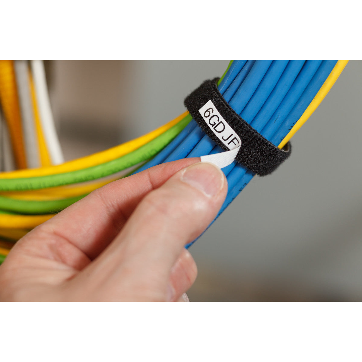 1/2" Black Lineal VELCRO ONE-WRAP