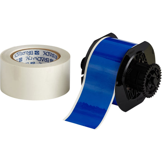 Flr Lbl Polyester 2.25in x 100ft BL 2RL