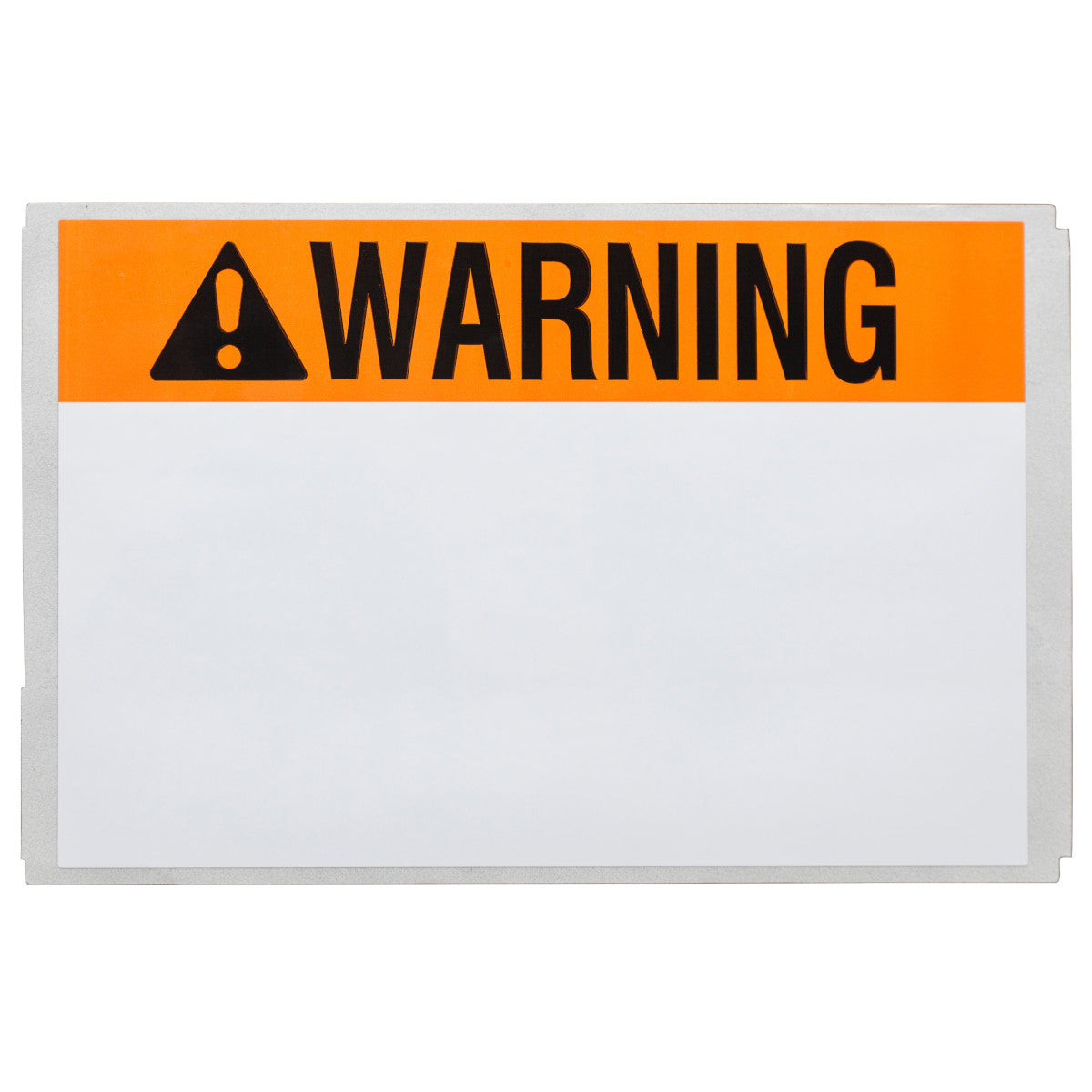 Label WARNING Polyester 6in x 4in 250/RL