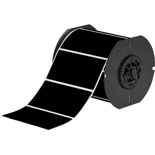 Label Polyester 2in x 4in BK 500/RL
