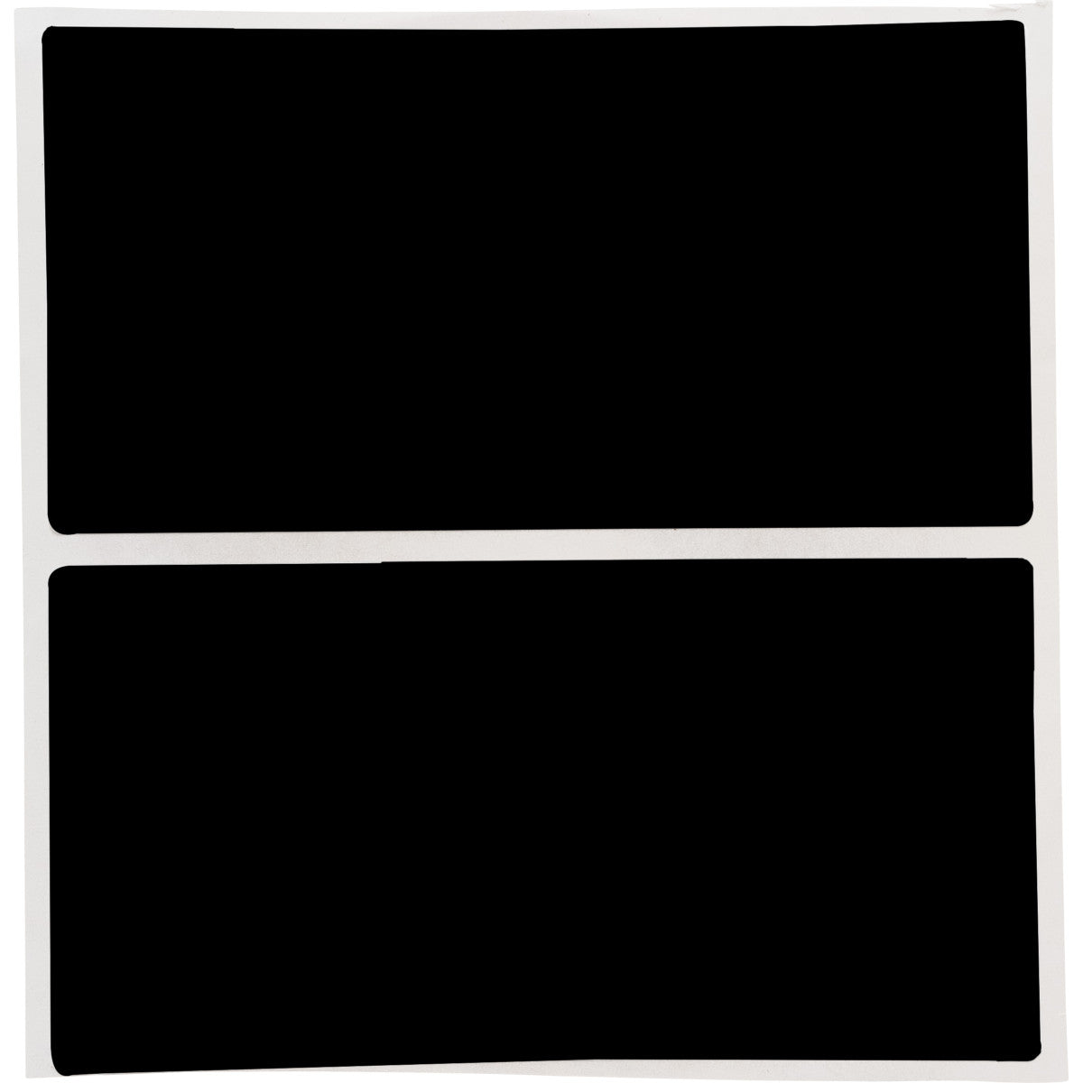 Label Polyester 2in x 4in BK 500/RL