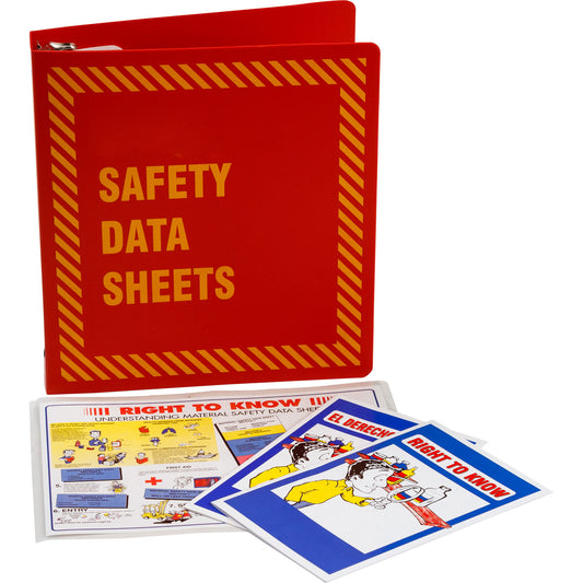 PRINZING MSDS 1-1/2 INCH RED BINDER