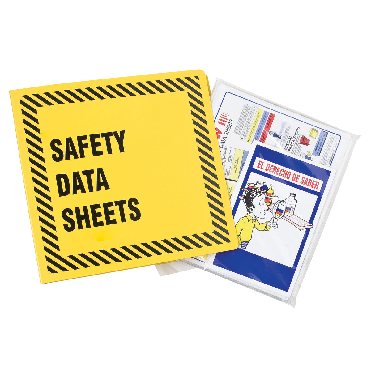 3 INCH YEL MSDS BINDER W/INSERT