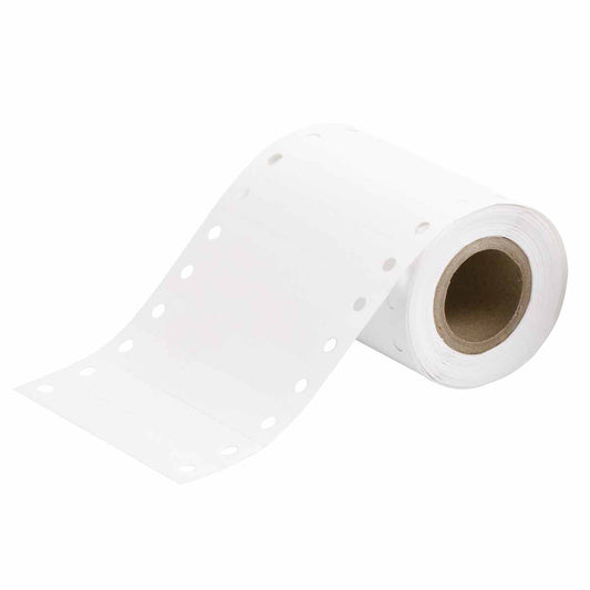 Tags Polyester 0.5in H x 3in W WT 500/RL