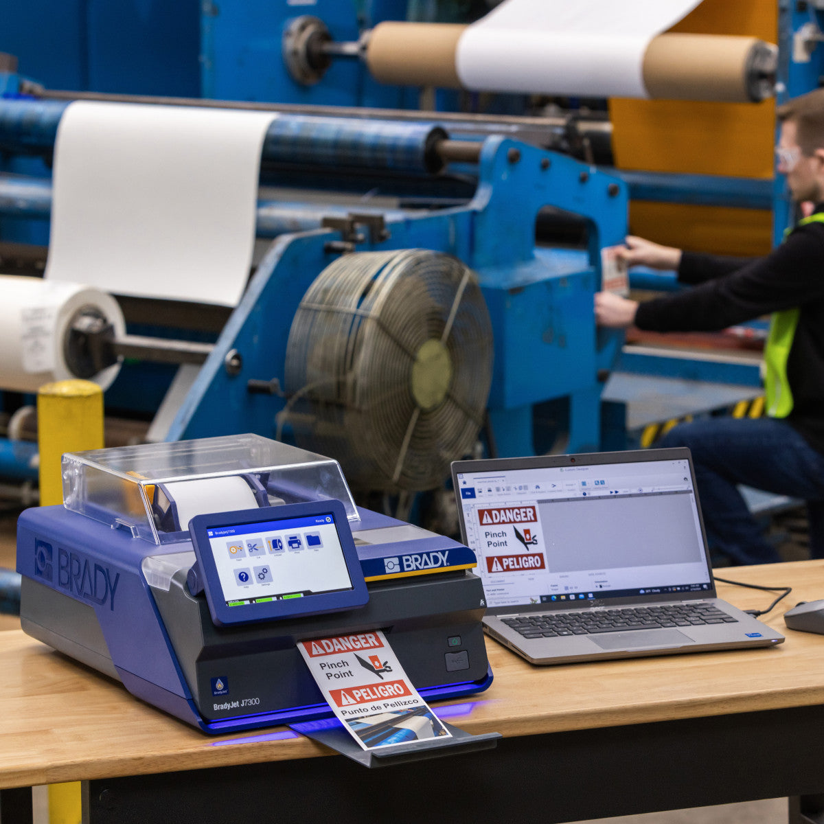 J7300 Color Label Printer SFID