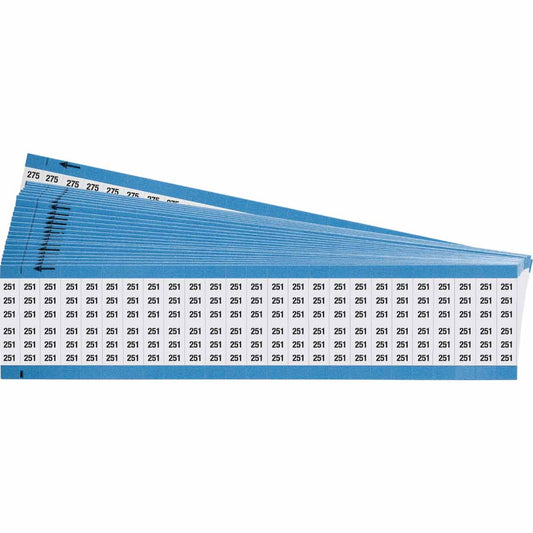 Wire Marker 1.5in H, 251 to 275