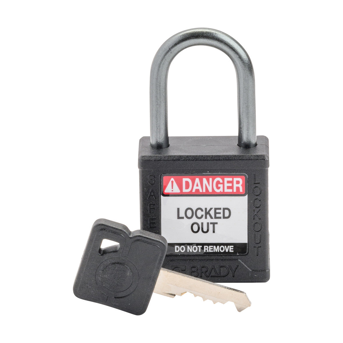 Compact Nylon Body 1" ALU Shackle BLK