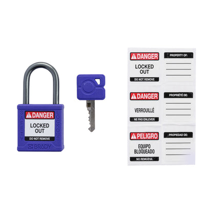 Compact Nylon Body 1" ALU Shackle PRP