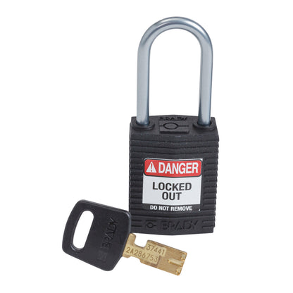 Comp Lock Nylon 1.5" Alum Shkl KD BK 1PK