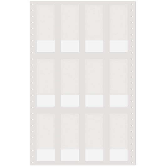 Lbls 4 in H x 1.5 in W WT, CL 1000/PK